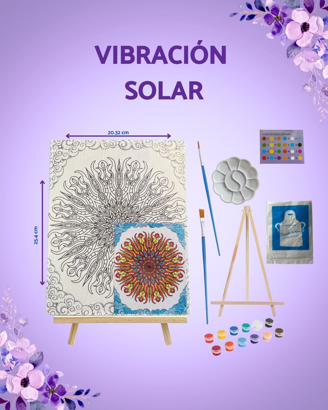 Lienzo de Vibracion solar