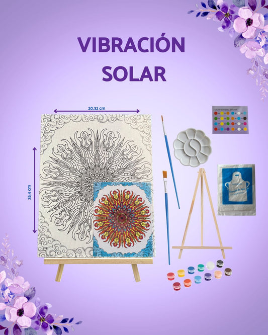 Lienzo de Vibracion solar