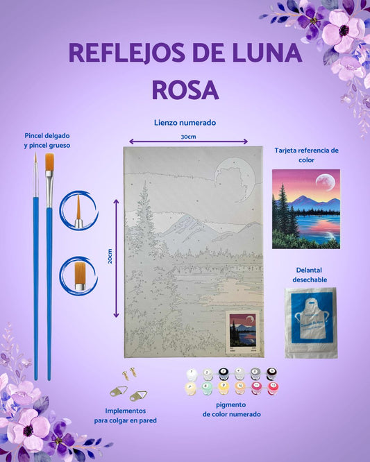 Lienzo reflejos de luna