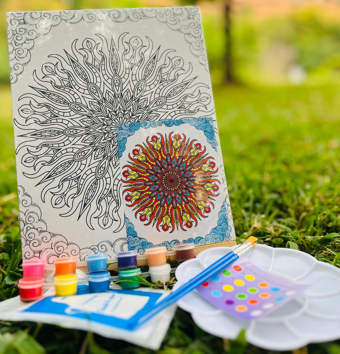 Lienzo de Vibracion solar